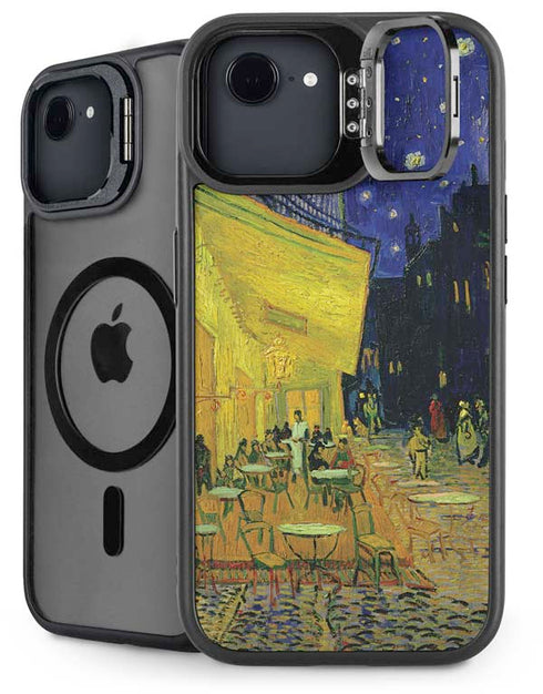 Cafe Terrace at Night by Van Gogh iPhone 16e Kickstand Case