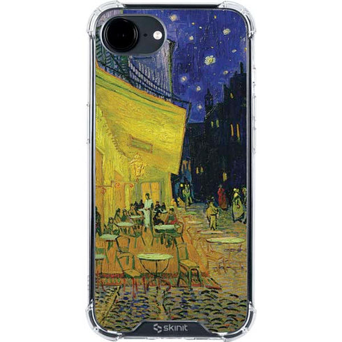 Cafe Terrace at Night by Van Gogh iPhone 16e Clear Case