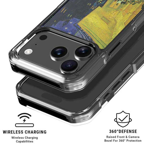 Cafe Terrace at Night by Van Gogh iPhone 18 Pro Clear Case