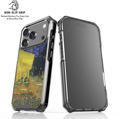 Cafe Terrace at Night by Van Gogh iPhone 18 Pro Clear Case