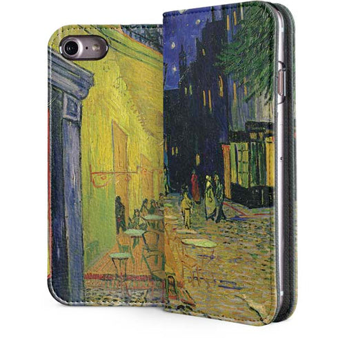Cafe Terrace at Night by Van Gogh iPhone 7 Folio Case
