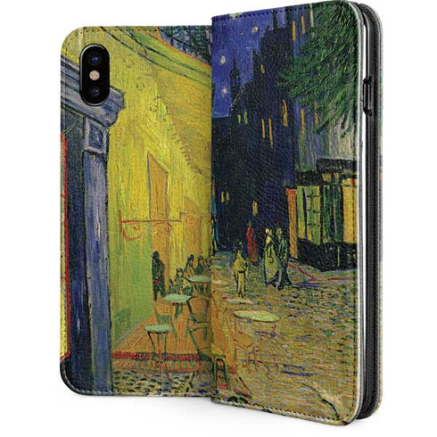 Cafe Terrace at Night by Van Gogh iPhone 8 Folio Case