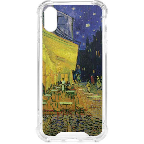 Cafe Terrace at Night by Van Gogh iPhone XS Clear Case