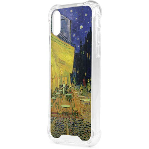 Cafe Terrace at Night by Van Gogh iPhone XS Clear Case