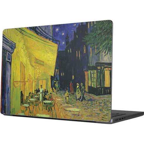 Cafe Terrace at Night by Van Gogh Apple MacBook Pro 14-inch Skin