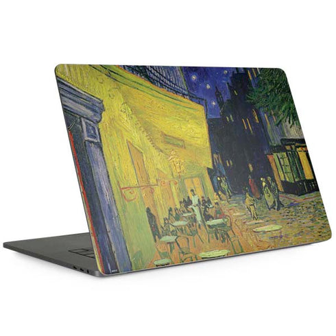 Cafe Terrace at Night by Van Gogh MacBook Skins