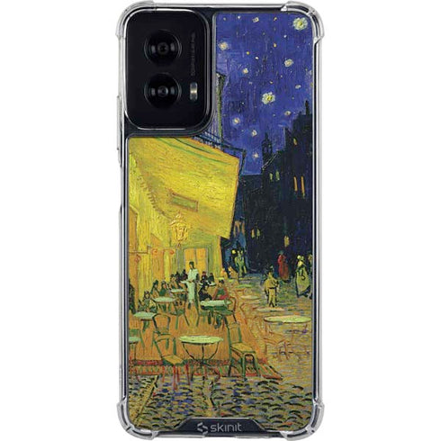 Cafe Terrace at Night by Van Gogh Moto G Power 5G (2024) Clear Case