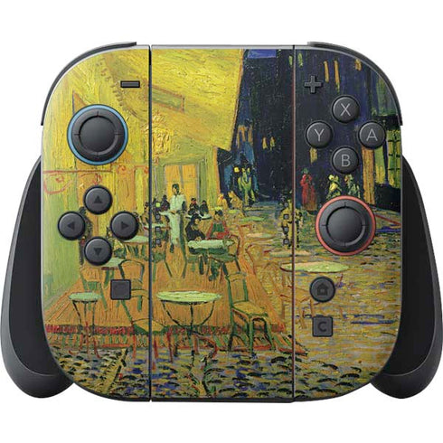 Cafe Terrace at Night by Van Gogh Nintendo Switch 2 (2025) Joy-Con Controller Skin