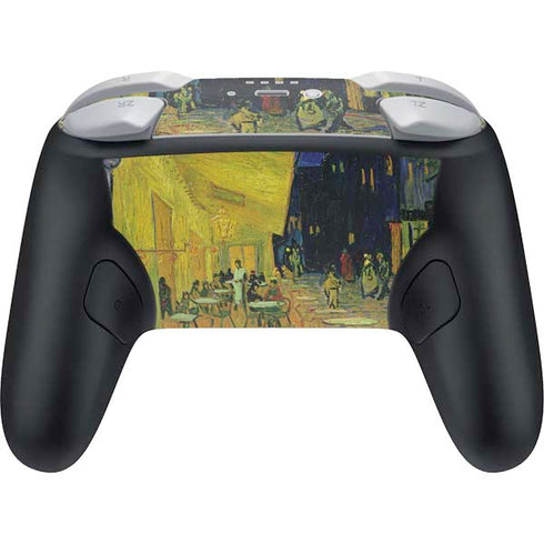 Cafe Terrace at Night by Van Gogh Nintendo Switch 2 (2025) Pro Controller Skin