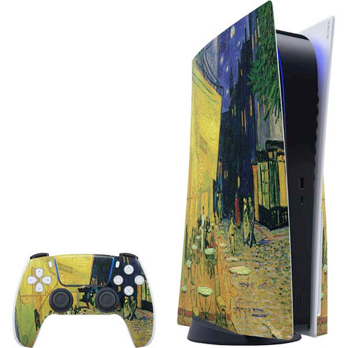 Cafe Terrace at Night by Van Gogh PlayStation PS5 Skins