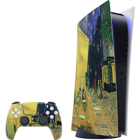 Cafe Terrace at Night by Van Gogh PlayStation PS5 Skins