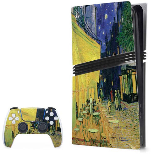 Cafe Terrace at Night by Van Gogh PlayStation PS5 Skins