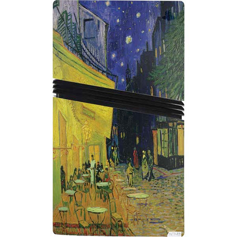 Cafe Terrace at Night by Van Gogh PS5 Pro Console Skin