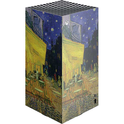 Cafe Terrace at Night by Van Gogh XBox Series X Digital Edition Console Skin