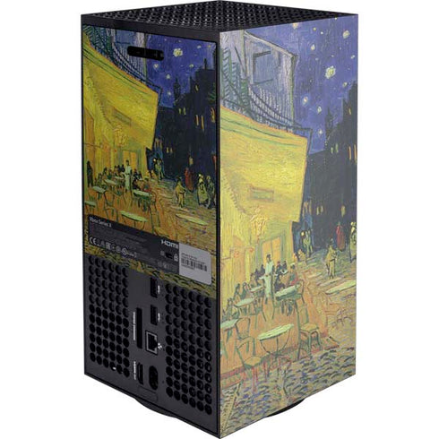 Cafe Terrace at Night by Van Gogh XBox Series X Digital Edition Console Skin
