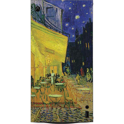Cafe Terrace at Night by Van Gogh XBox Series X Digital Edition Console Skin