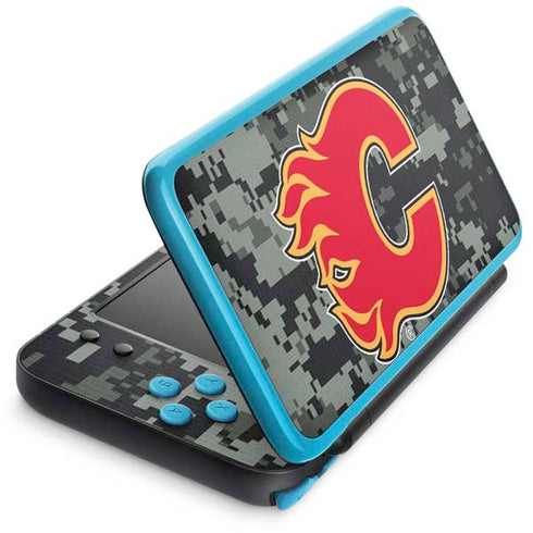 NHL Calgary Flames Camo Nintendo Skins