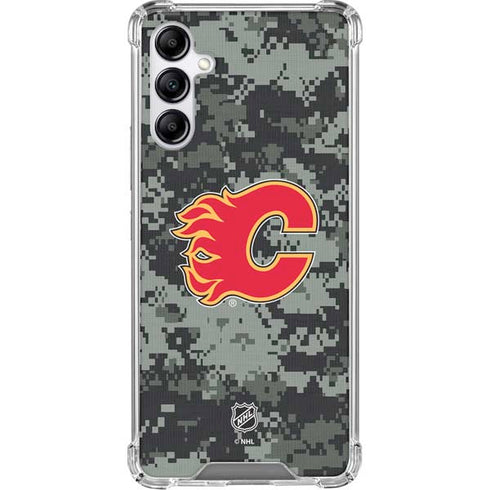 NHL Calgary Flames Camo Gabb Phone 4 Clear Case