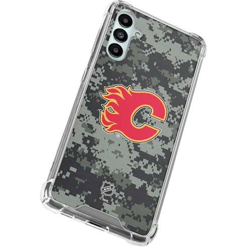 NHL Calgary Flames Camo Gabb Phone 4 Clear Case