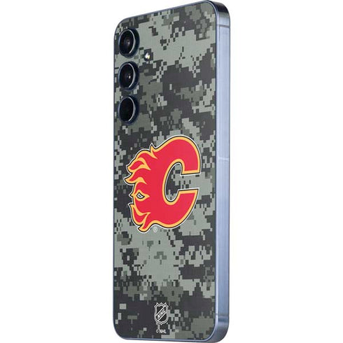 NHL Calgary Flames Camo Galaxy A35 5G Skin