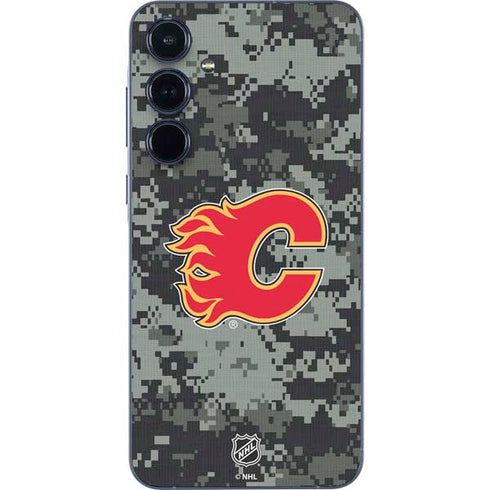 NHL Calgary Flames Camo Galaxy A36 5G Skin