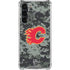 NHL Calgary Flames Camo Galaxy S24 FE Clear Case