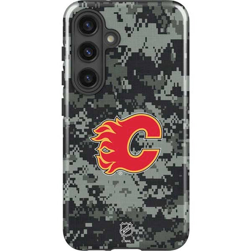 NHL Calgary Flames Camo Galaxy S25 Impact Case
