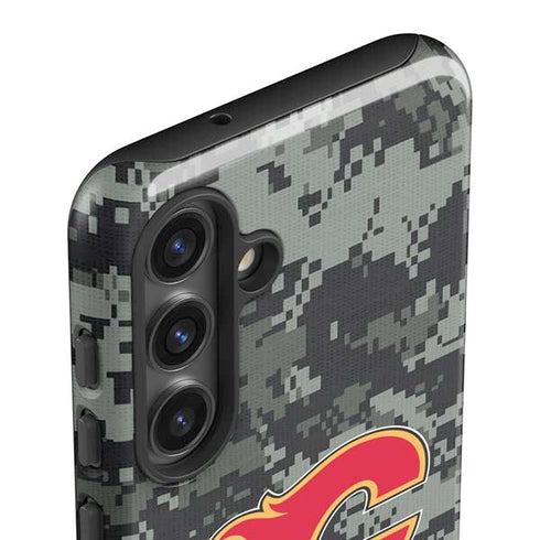 NHL Calgary Flames Camo Galaxy S25 Impact Case
