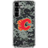 NHL Calgary Flames Camo Galaxy S26 Clear Case
