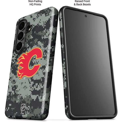 NHL Calgary Flames Camo Galaxy S26 Plus Impact Case