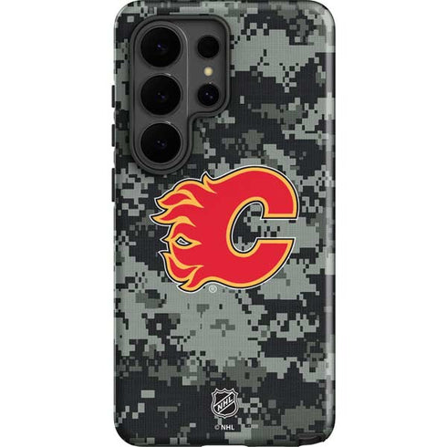 NHL Calgary Flames Camo Galaxy S26 Ultra Impact Case