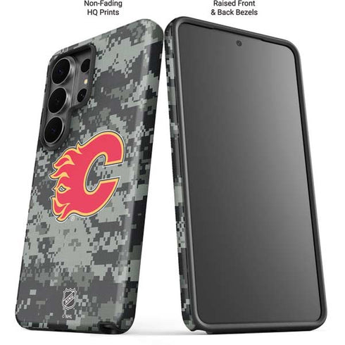 NHL Calgary Flames Camo Galaxy S26 Ultra Impact Case