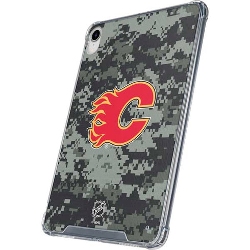 NHL Calgary Flames Camo iPad 11th Gen (2025) Clear Case