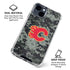 NHL Calgary Flames Camo iPhone 15 Clear Case