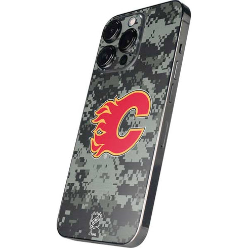 NHL Calgary Flames Camo iPhone 15 Pro Max Skin