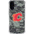 NHL Calgary Flames Camo iPhone 16 Clear Case
