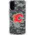 NHL Calgary Flames Camo iPhone 16 Plus Clear Case