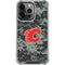 NHL Calgary Flames Camo iPhone 16 Pro Clear Case