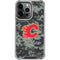 NHL Calgary Flames Camo iPhone 16 Pro Max Clear Case