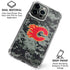 NHL Calgary Flames Camo iPhone 16 Pro Max Clear Case