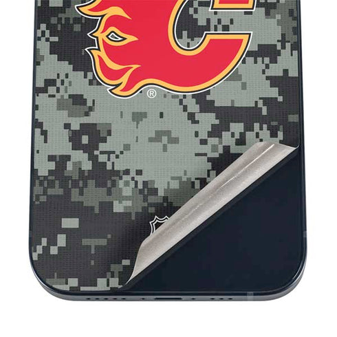 NHL Calgary Flames Camo iPhone 16 Skin