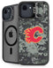 NHL Calgary Flames Camo iPhone 16e Kickstand Case