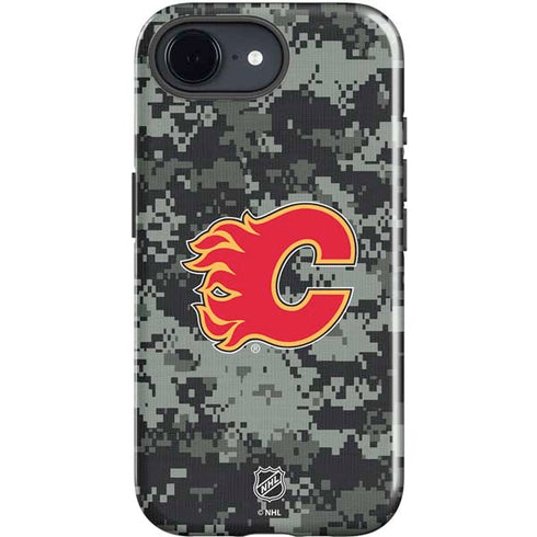 NHL Calgary Flames Camo iPhone 16e Impact Case