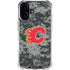 NHL Calgary Flames Camo iPhone 17 Clear Case