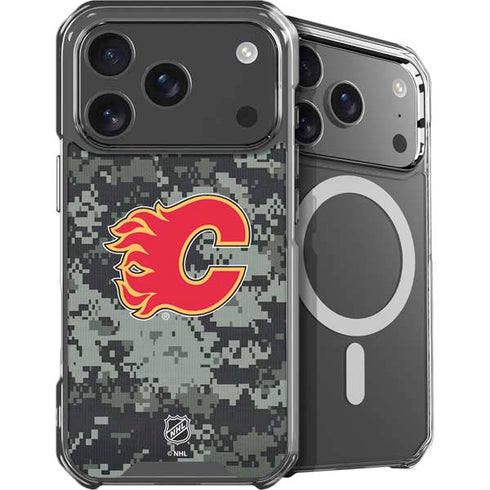 NHL Calgary Flames Camo iPhone 18 Pro Max MagSafe Case