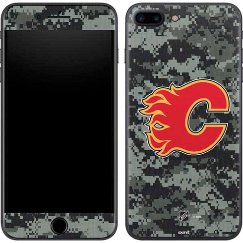 NHL Calgary Flames Camo iPhone 7 Plus Skin