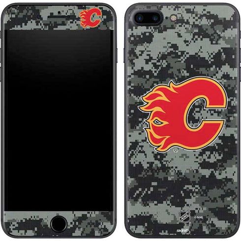 NHL Calgary Flames Camo iPhone 8 Plus Skin