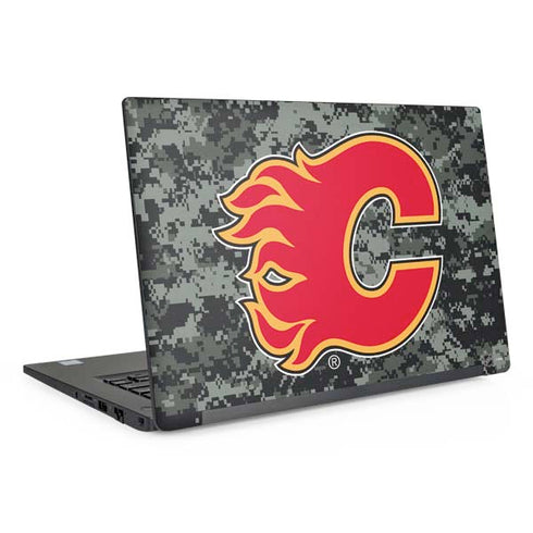 NHL Calgary Flames Camo Dell Latitude Skin