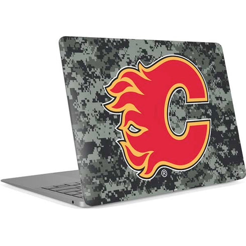 NHL Calgary Flames Camo Apple MacBook Air Skin