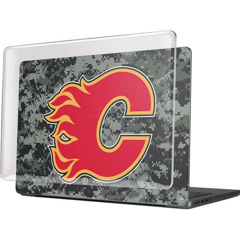 NHL Calgary Flames Camo MacBook Pro 14in (2021-24) Case plus Skin